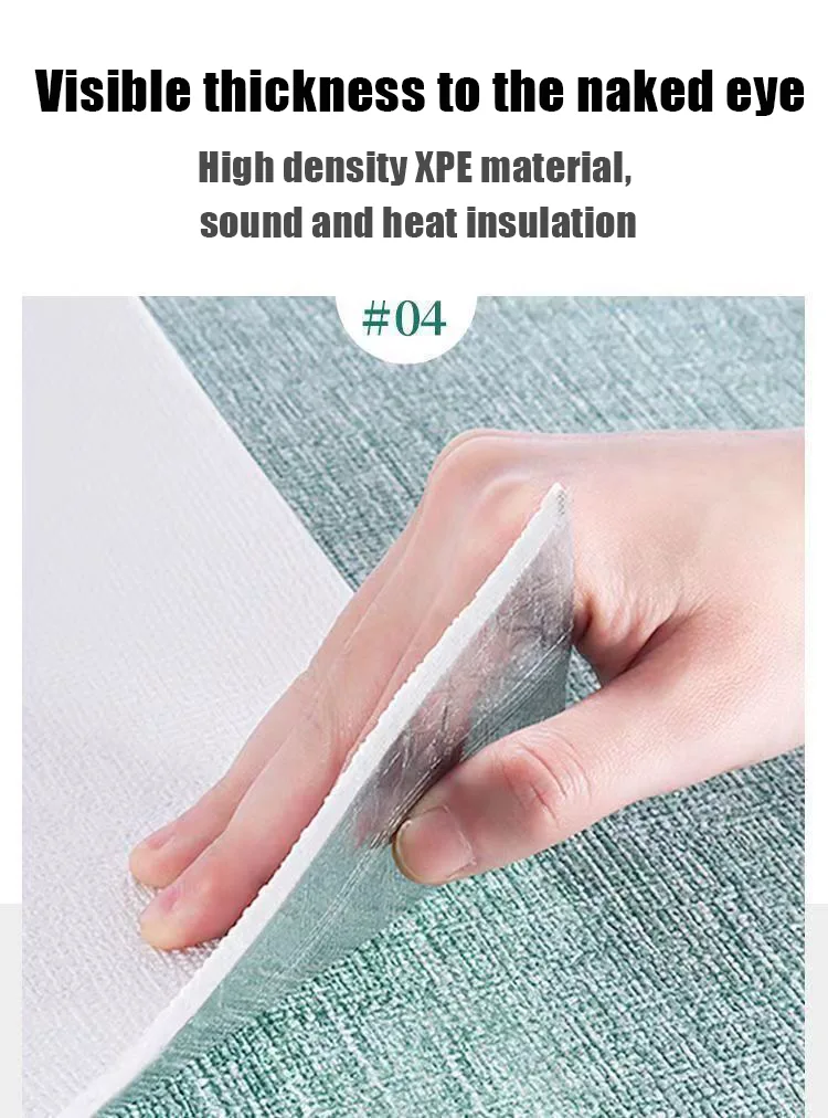 Wood Grain Self Adhesive XPE Foam Wall Panels